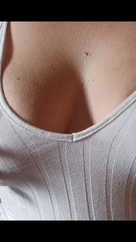 No Bra - White Shirt and Boob Reveal