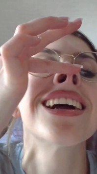 Shanaxnow Nose Fetish Eating Boogers Press Nostrils Moaning