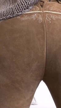Bavarian Lederhosen: Ass Sniffing and Cumming on My Ass! Lady Victoria Valente