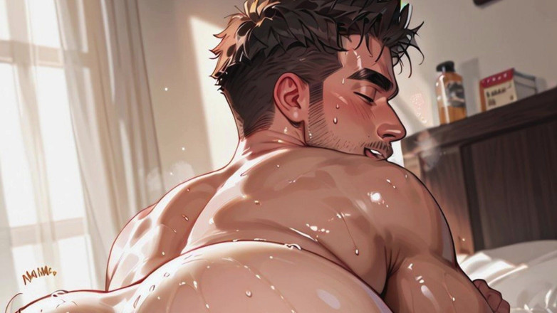 Real narrated fantasy Hentai: Masturbazione Guidata! Eiaculate Dentro I Grandi Sederi Gay E Caldi...