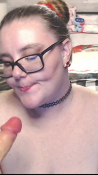 Slut Sucks Like a Pro - Cam Show Tease