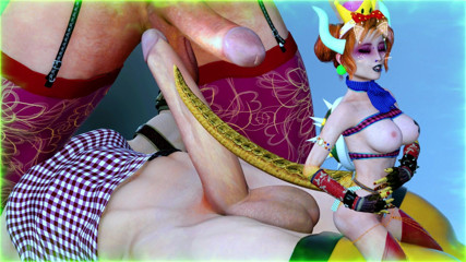 Cock Box 3D: Kawaii Bowsette gives double barrel tail job episode 6