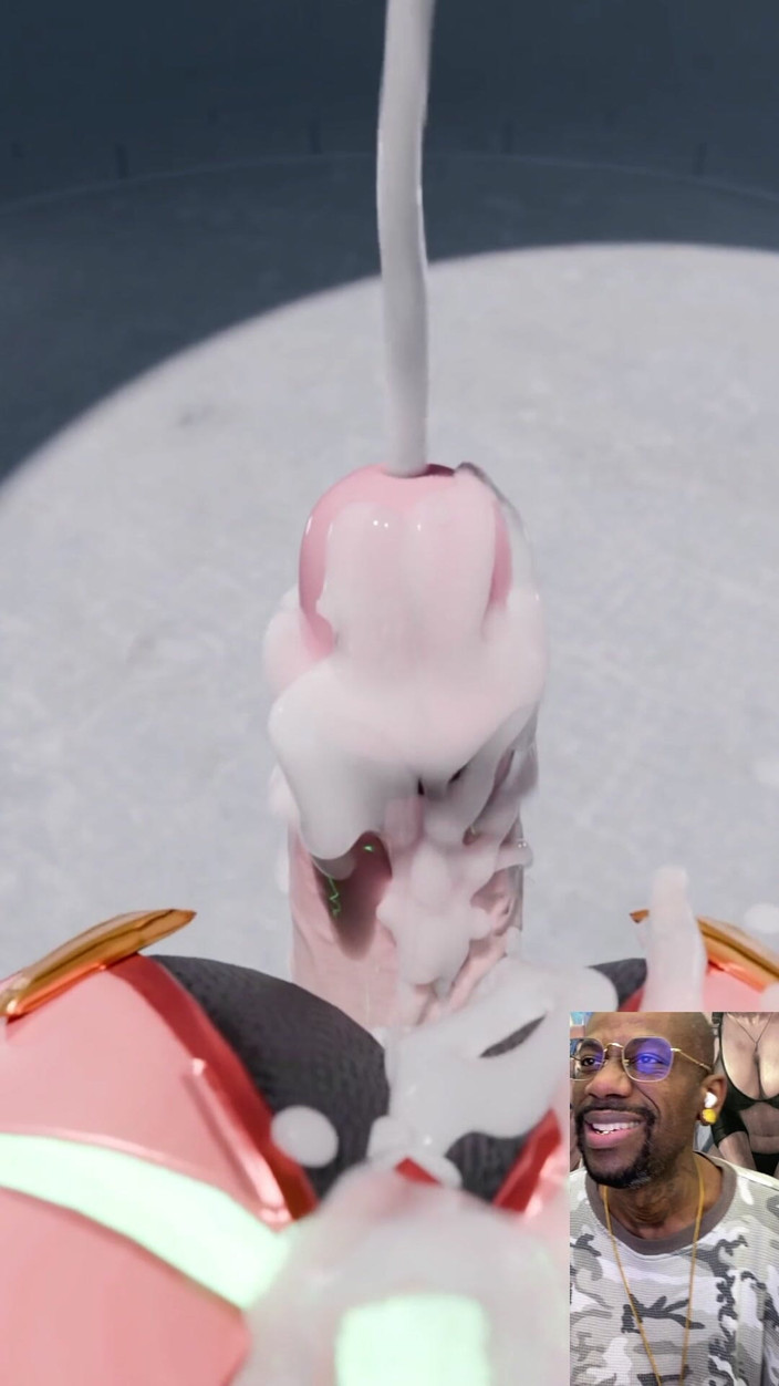 L6RD7BLU3 FUTA: Futuristische transgender met grote borsten kan niet stoppen met hardcore...