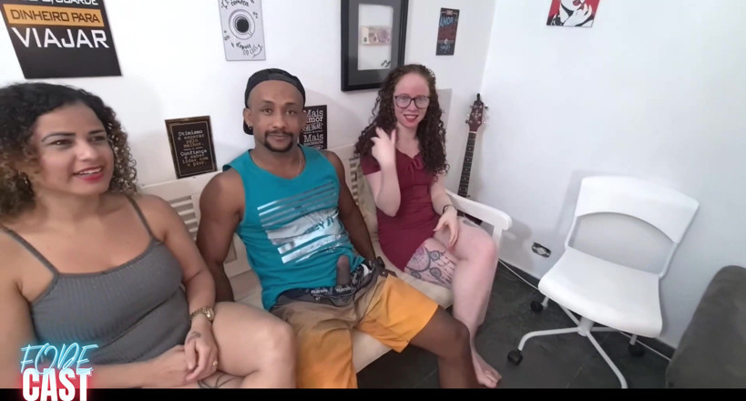 Casal Mattos: Orgy with a Naughty Threesome of Hot Brunettes and a...