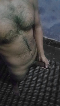 Jerking My Big Dick in Home Alone
