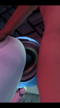 Pounding Robot Pussy with Overwatch Echo