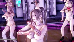 Pinkcat голий танець nyotengu ayane kasumi marie rose honoka mai shiranui doa еротичний танець