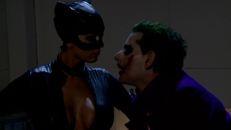 Superhero: Cat-woman Helps Joker Escape From Imprisonment and Lets Him Screw...