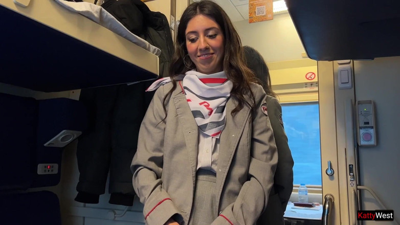 Katty West: Sex mit dirigent im zug, ich hoffe, sie wird nicht...