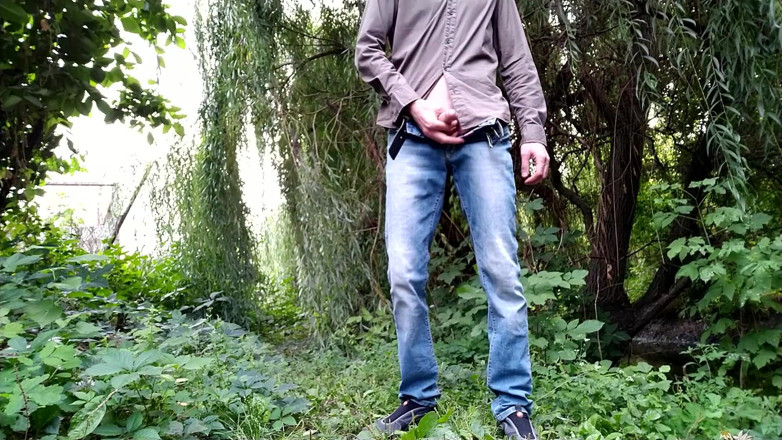 OurFetishLife: She milks me in outdoors, I fuck her and cum...