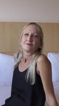 Katy, a 55 Year Old Mature Blonde, Gets Fucked Without Limits by a Black Guy