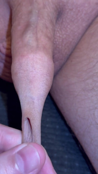 Foreskin Games on Small Uncircumcised Cock