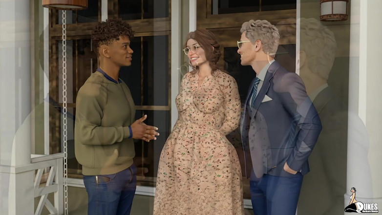 Dukes Hardcore Honeys: Calda miLF nerd scopa la colnza del suo ragazzo