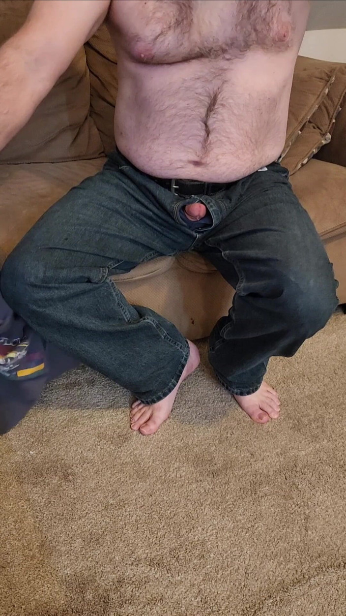 HardSteele97: Сперма на моей бороде после работы