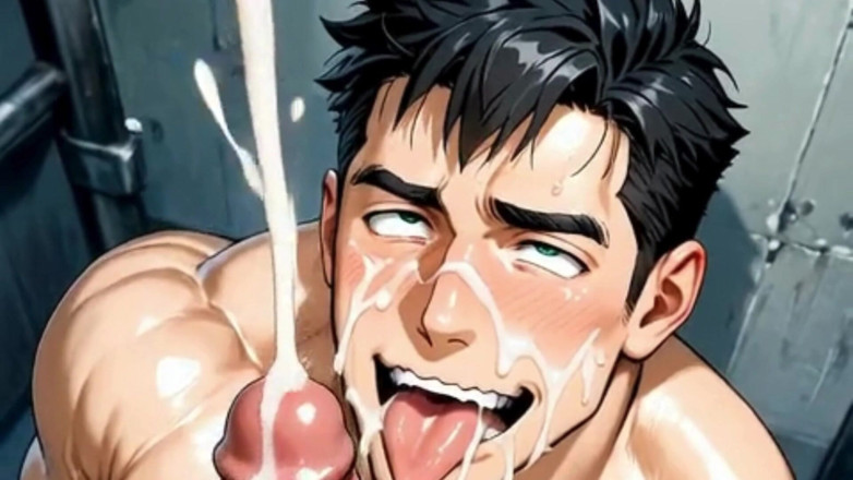 Real narrated fantasy Hentai: POV: Ти збуджений, трахаєш гарячу дупу свого друга у туалеті спортзалу.