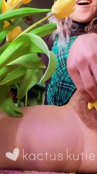 Getting super intimate with nature in this ecosexual masturbation!