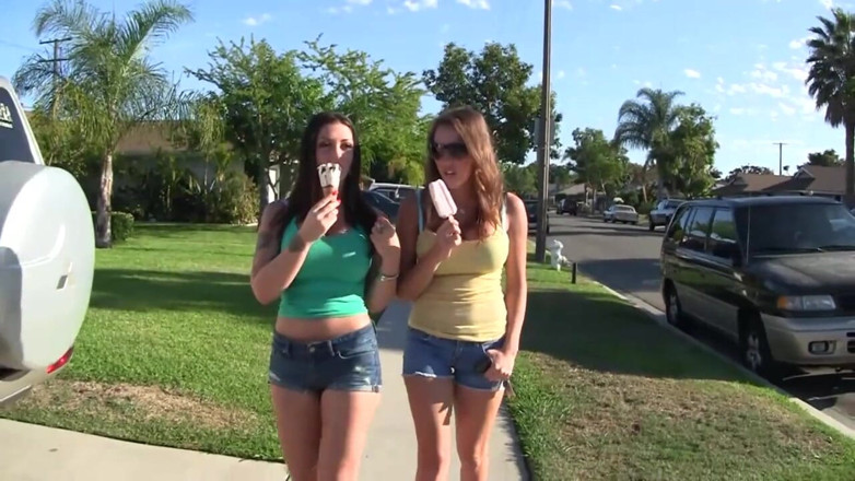Lesbian Illusion: Crazy lesbian sluts lick each others