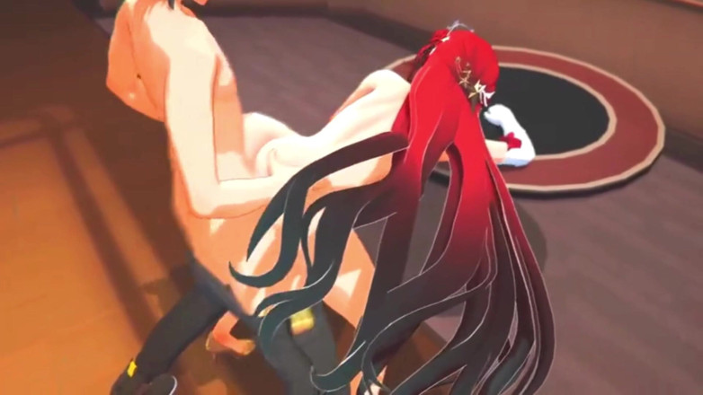 NSFWOtaku: Honkai Star Rail - Himeko, sexe passionné - animations hentai 3D