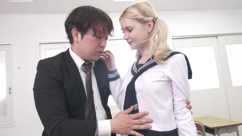 Japornxxx: Lika Star Secret Study College Girl and Teacher Fuck and...