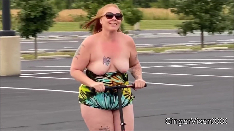 GingerVixen.XXX: Teşhirci scooter teşhirci