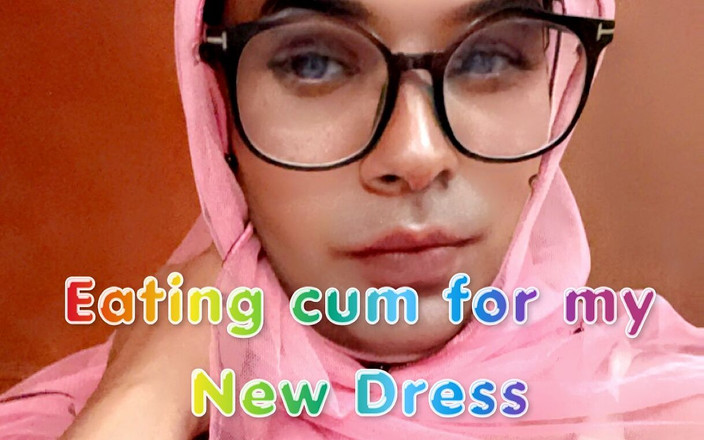 Apple00001: Mangia la sborra per il mio nuovo vestito.