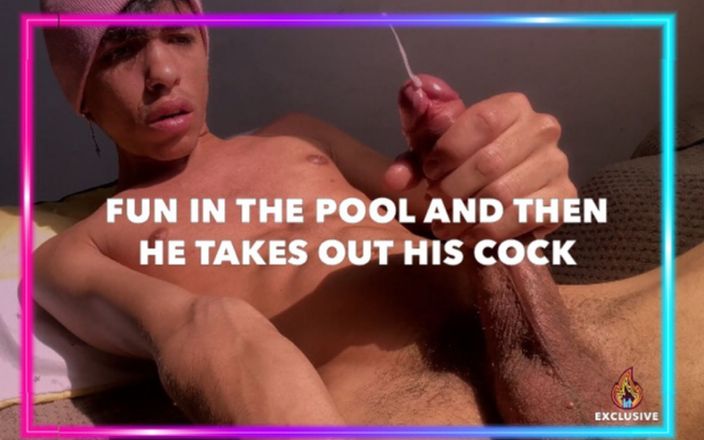 Isak Perverts: Развлечение в бассейне, а затем он достает свой член