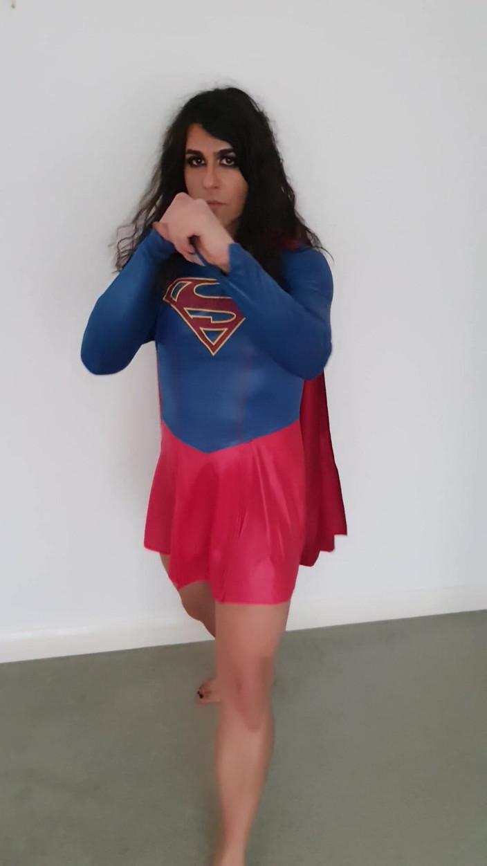 Tsbellaroma: Super Girl Whoops Your Ass