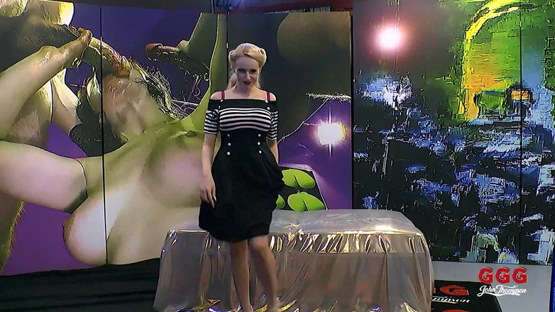 German Hardcore Gangbang GGG: ホットな女がアナルファックと輪姦を受ける