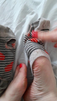 Old Tearing and Dirty Socks