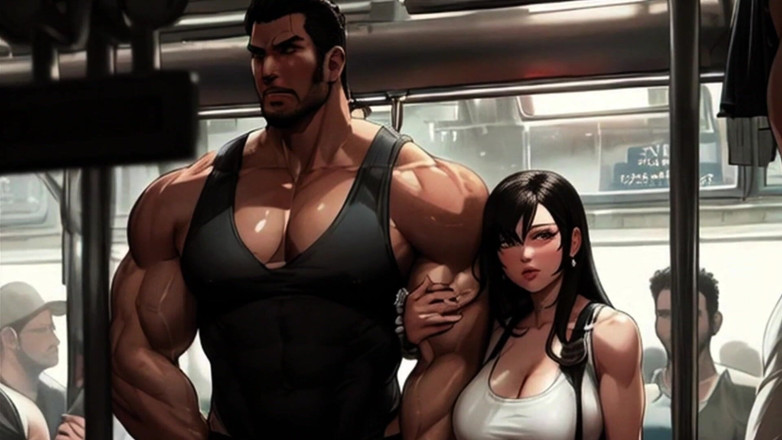 Spicy Toons: Tifa Always Meets the Most Interesting People on the Midgar...