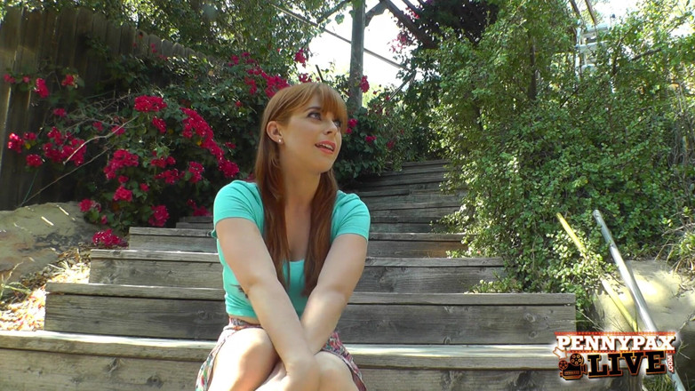 Penny Pax: Penny Pax are parte de ejaculare înăuntru în aer liber!