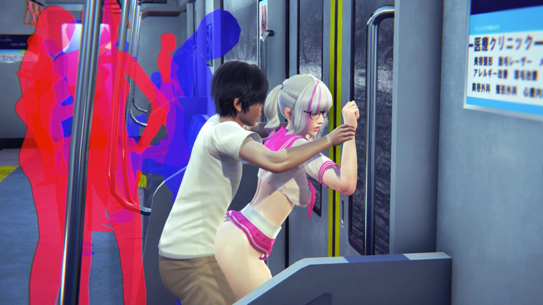 Waifu club 3D: 지하철에서 후장 따먹히는 여대생