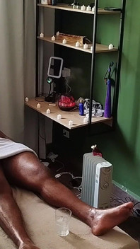Camera Image of Bear on Massage.