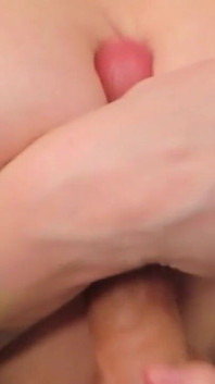 Liberty_xo Playing with Her Tits with a Big Dildo