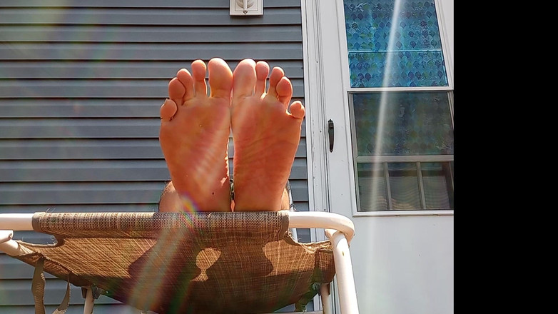 Midsouth Foot Fetish: 当你抚摸自己时，盯着我的脚底