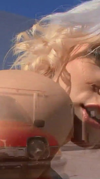 My wife an unfaithful whore with tiny tits and golden hair enjoys with her lover and gives blowjobs