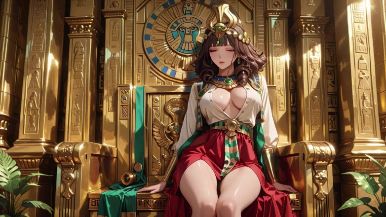 Tay Swift X: Lazy on the Golden Throne in Red &amp; Gold, a Private...
