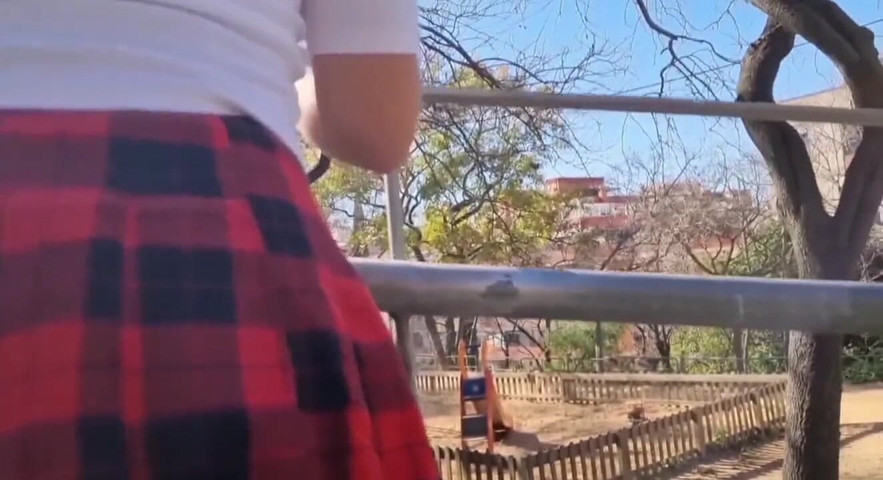 Call My Friend Play with Me and Control Pussy Outdoors Squirt a Lot (TheloveStory)