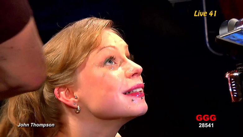 GGG John Thompson Studio: Ggg - Blonde MILF with Big Tits Gets Gangbanged by a...