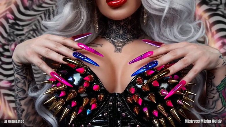 Goddess Misha Goldy: Cakar Aroma Menghidu, Memegang, Mengusap