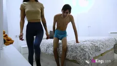 We Have a New Secretary! Sofia Sweet Secrett Ends up Giving Her Pussy to the Aspiring Actor