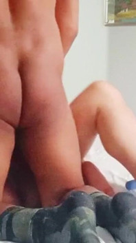 Double Fuck of My Skinny Stepsister and the Mature MILF Stepmother