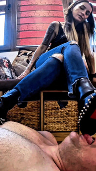Crushed Beneath My Boots - Real Humiliation for the Slave
