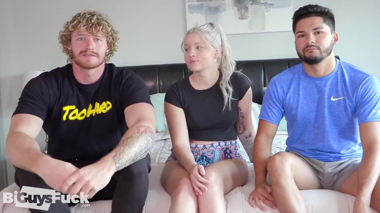 Bi Guys Fuck: Bisexual Piledriver Fuck. Hot Muscle Blonde Jock.