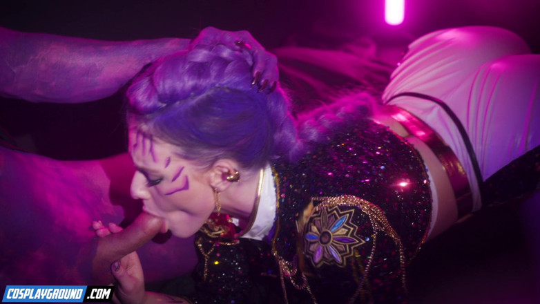 Cosplayground: Mystery Saja Fucks Melody Marks and Fills Her Pussy up -...