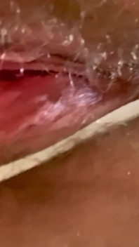 Cspot Sneak Peek of Dripping Hairy Pussy From Below
