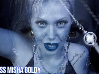 Goddess Misha Goldy: Büyüleyici göz teması! Seni yönlendirmek ve zayıf aklını almak çok kolay!