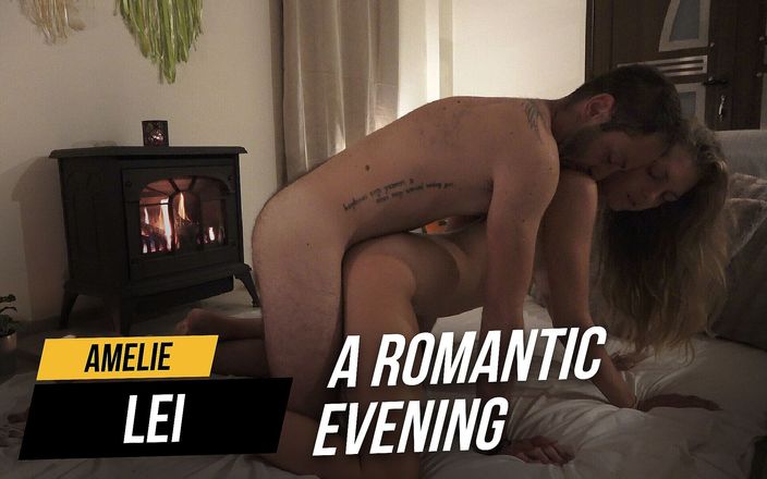 Amelie Lei: A romantic evening next to the fireplace!
