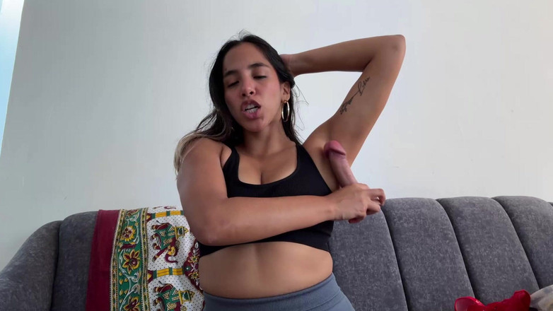 Goddess Alexa femdom: 操我的腋窝撸管撸管指挥调教性爱失败者性爱