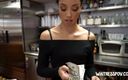 Waitress POV: Camarera en primer plano - Alexis Tae - sexo para un sedán